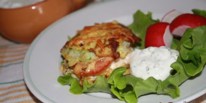 Рецепт кабачковых сэндвичей с начинкой из куриного филе