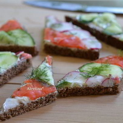 Мозаика из сэндвичей