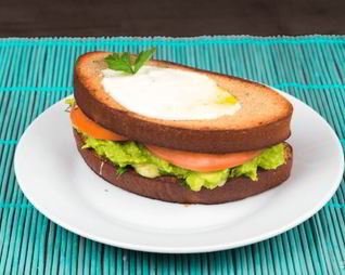 Супер сытный сэндвич на завтрак