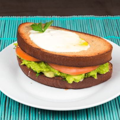 Супер сытный сэндвич на завтрак