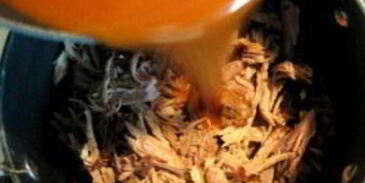 сэндвич барбекю со свининой