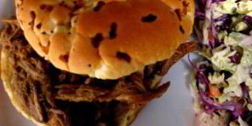 сэндвич барбекю со свининой