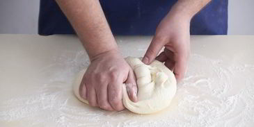 сэндвич из домашней фокаччи с ветчиной