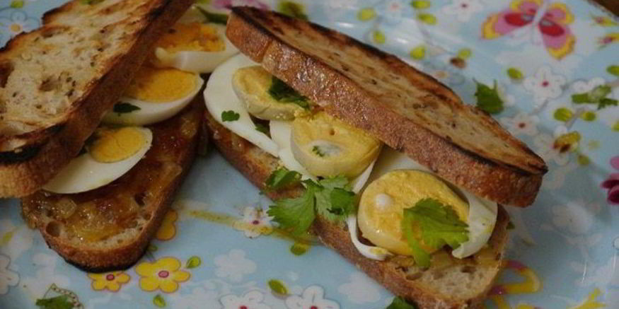 Рецепт сэндвича по-индийски