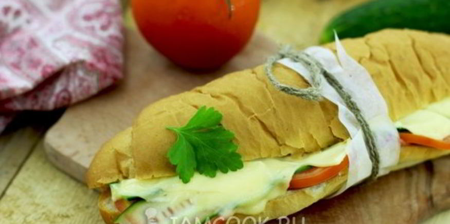 Рецепт сэндвича с колбасой