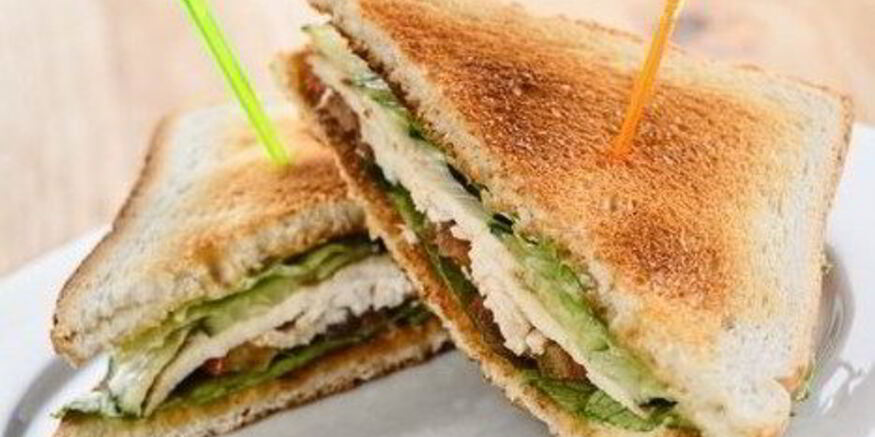 Рецепт сэндвича с курицей и овощами