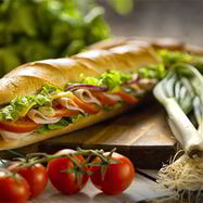 Рецепт Сэндвича с ветчиной, сыром и помидорами