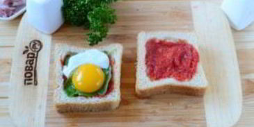 сэндвич в беконе