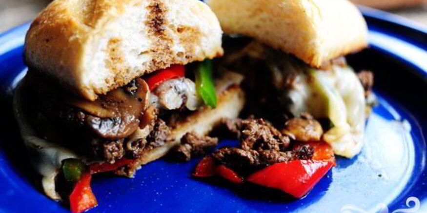 Рецепт сэндвичей с говядиной, болгарским перцем и грибами