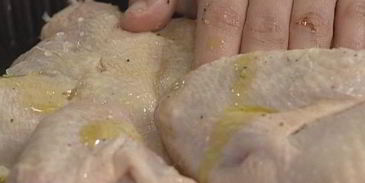 сэндвичи с курицей, помидорами и перцем