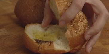 сэндвичи с курицей, помидорами и перцем