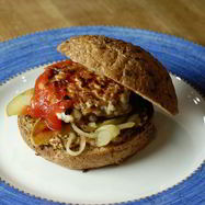 Рецепт Сэндвичей со свиными котлетками и яблоками