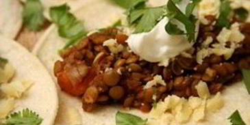 такос с чечевицей