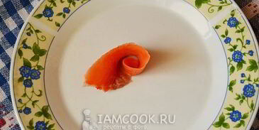 новогодние тарталетки с семгой