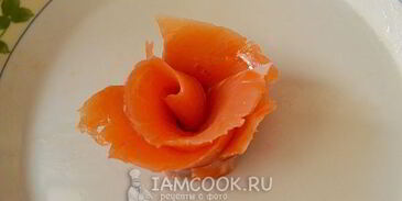 новогодние тарталетки с семгой