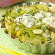 Рецепт Овощных тарталеток из песочного теста