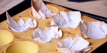 праздничные тарталетки из лаваша