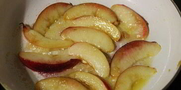 сдобные тарталетки с нектарином