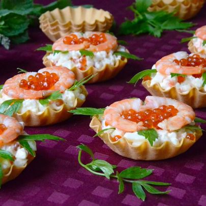 Тарталетки Морская радость