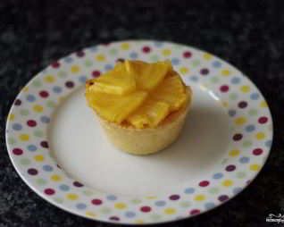 Тарталетки с ананасом