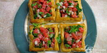 тарталетки с форелью и семгой