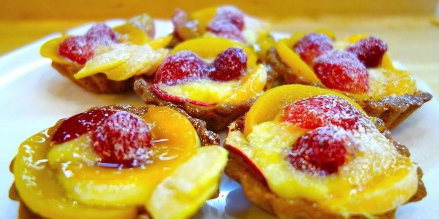 Рецепт тарталеток с фруктами в желе