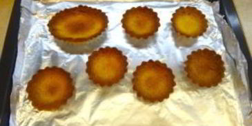 тарталетки с фруктами в желе