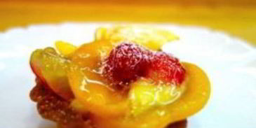 тарталетки с фруктами в желе