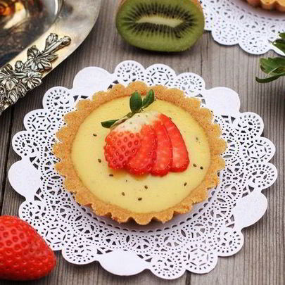 Тарталетки с киви и клубникой