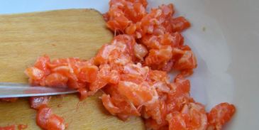 тарталетки с красной рыбой