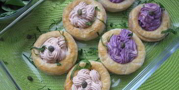 тарталетки с рыбным муссом