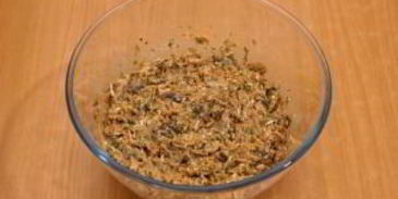 тарталетки с салатом из куриной печени