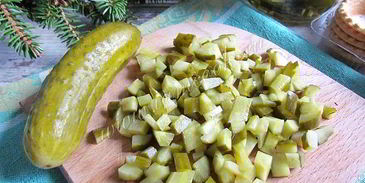 тарталетки с салатом из печени трески