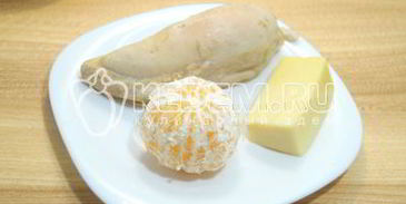 тарталетки с салатом мандариновый рай