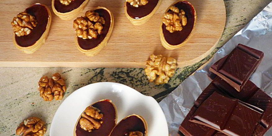 Рецепт тарталеток с шоколадной начинкой