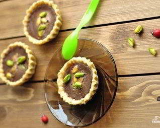 Тарталетки с шоколадом