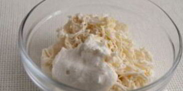 тарталетки с сыром и зеленью