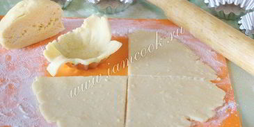 тарталетки с сыром