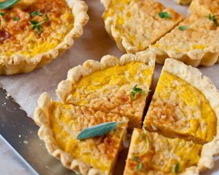 Тарталетки с тыквой и травами