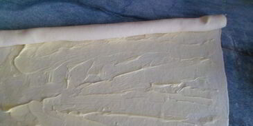 тарталетки с яблоками, орехами и крем-фрешем