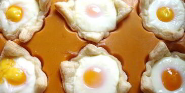 тарталетки с яйцом к завтраку