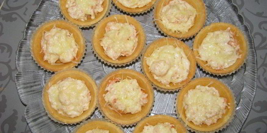 Рецепт тарталеток с жульеном из креветок