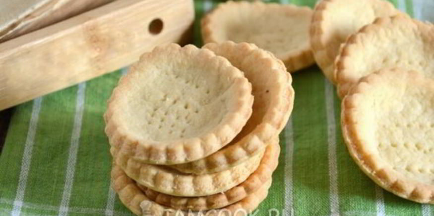 Рецепт теста для тарталеток и закусочных корзиночек