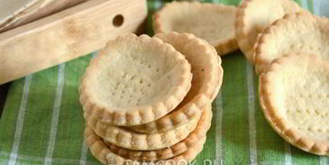 тесто для тарталеток и закусочных корзиночек