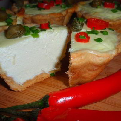 Творожные тарталетки с огоньком