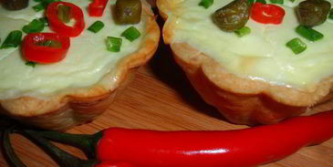 творожные тарталетки с огоньком