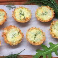 Рецепт Закуски в тарталетках с семгой