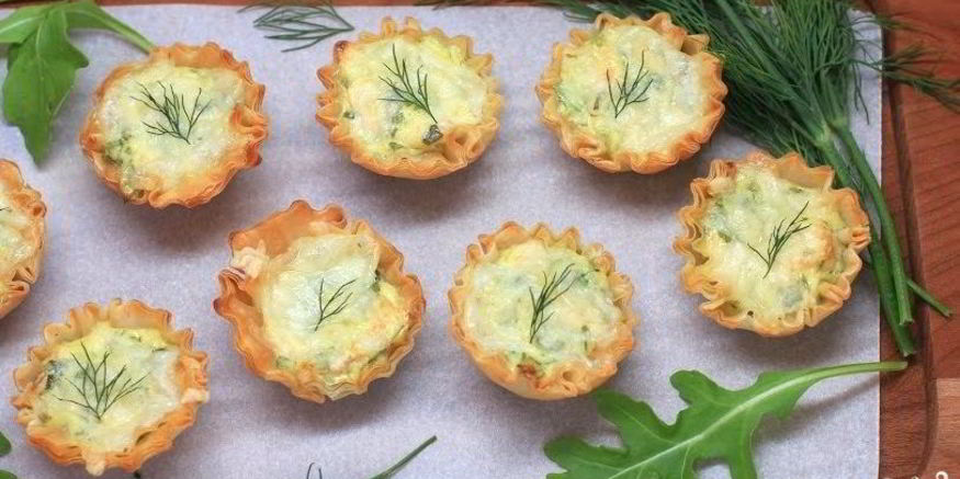 Рецепт закуски в тарталетках с семгой