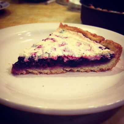 Черничный тарт