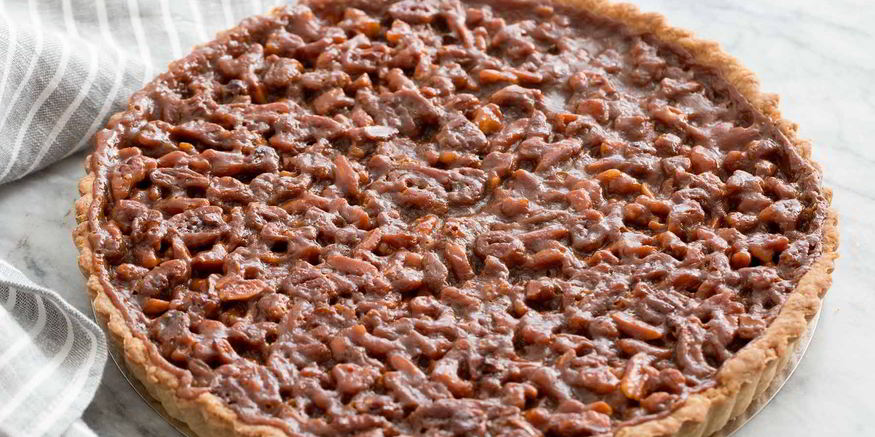 Рецепт карамельно-орехового тарт